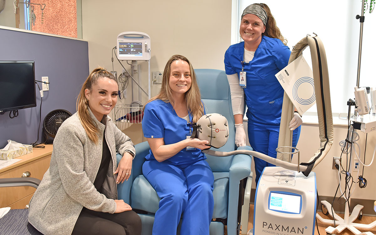 Gabriella Giannone, RN, Megan Gallant, RN, and Molly Hodshon, RN