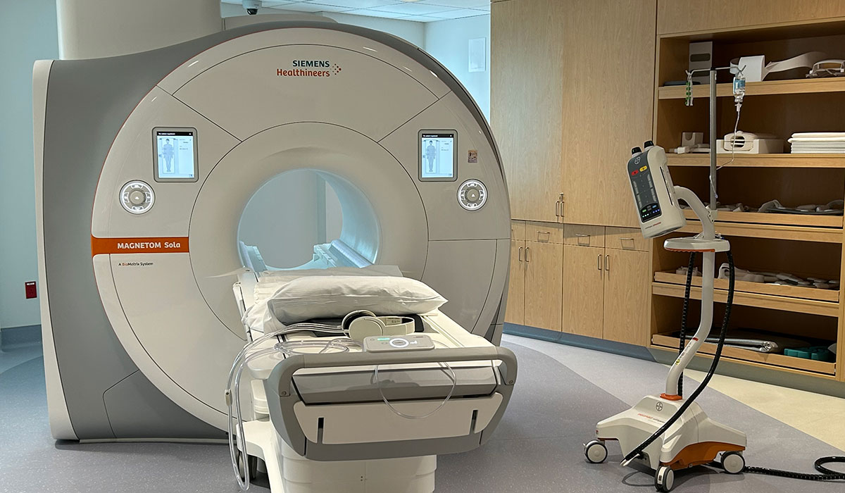 The new MRI suite at Bridgeport Hospital’s Milford Campus