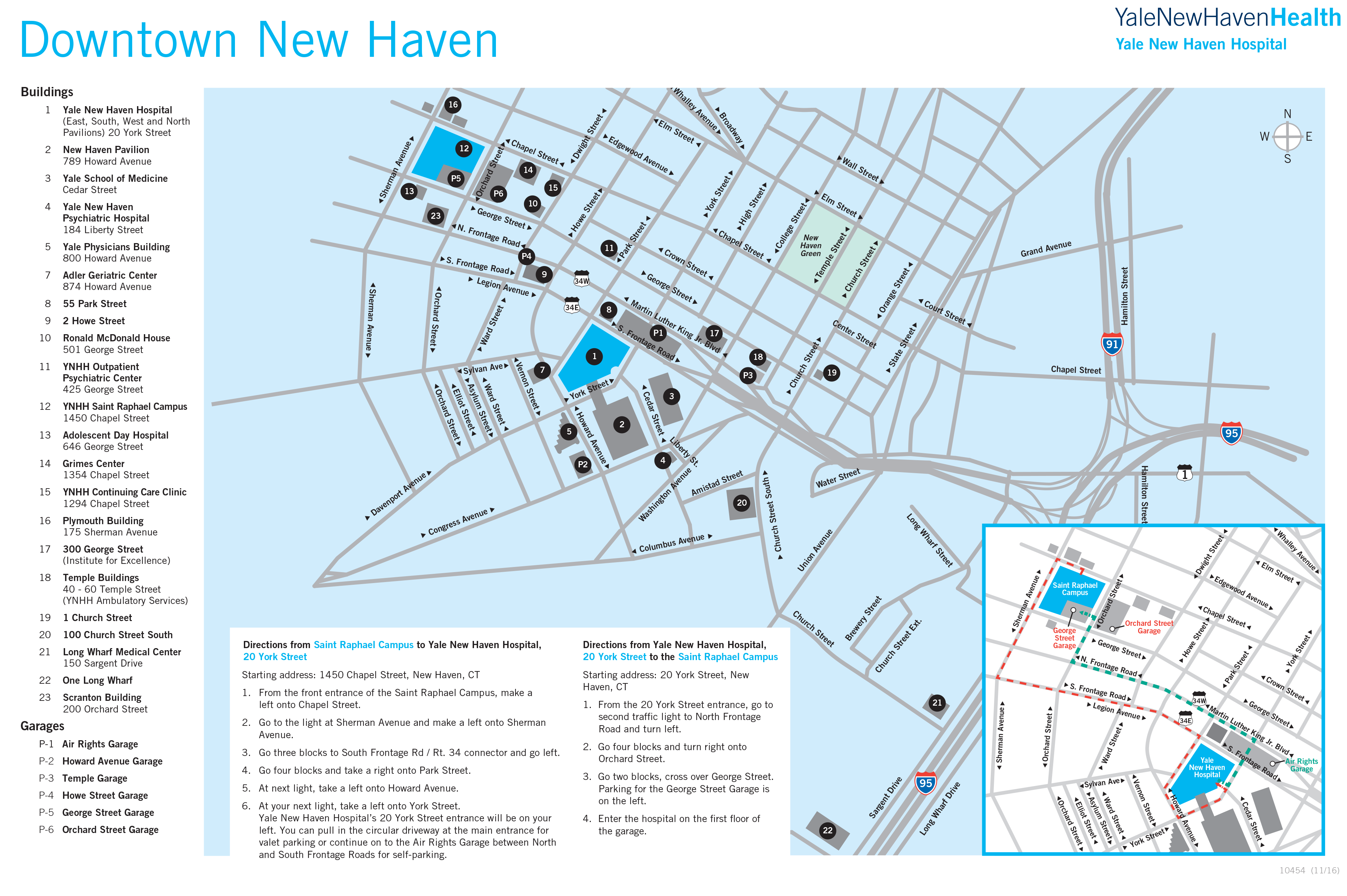 Yale New Haven Hospital Map